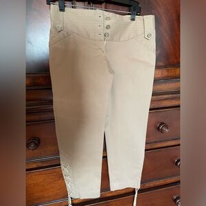 Vintage Dolce & Gabbana Tan Capris